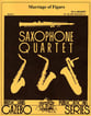 Marriage of Figaro SATB Saxophone Quartet cover